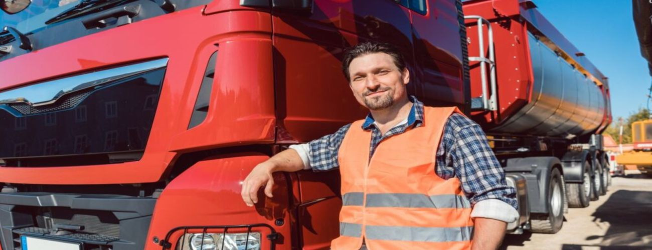 Transporte mit Kipper aus Polen