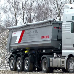 Lieferung loser Ware aus Deutschland mit abkippen